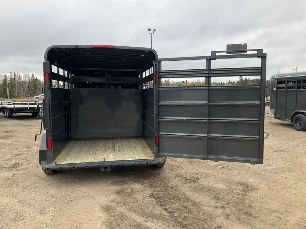 2026 Cornpro 6x14 Bumper Pull Livestock Trailer alt