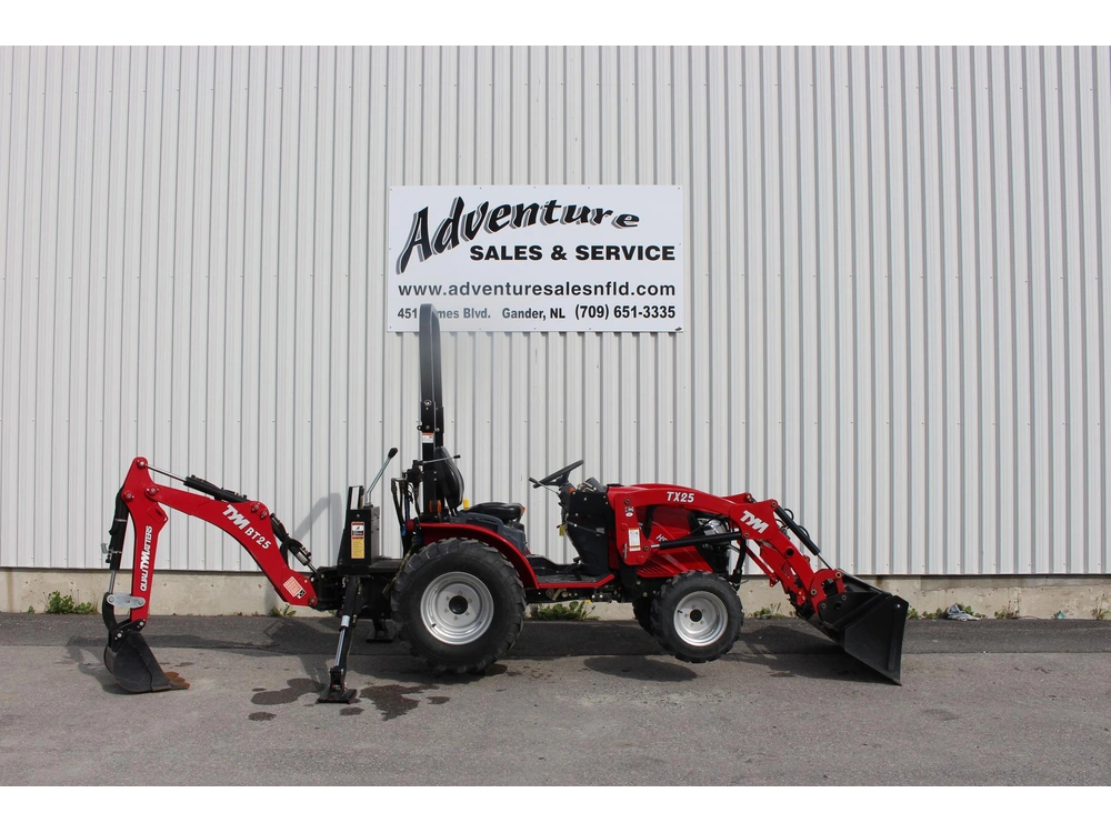 2026 Tym T254 Tractor, Loader, Backhoe Package alt