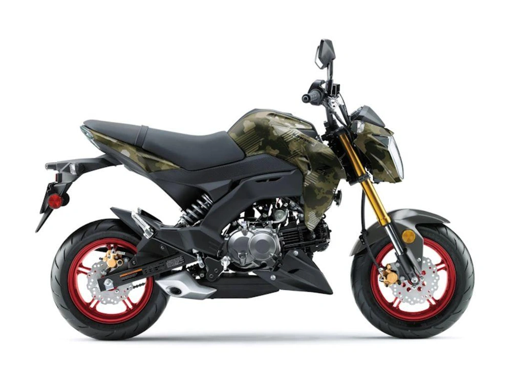 2026 Kawasaki Z125 Pro Cypher Camo Beige alt