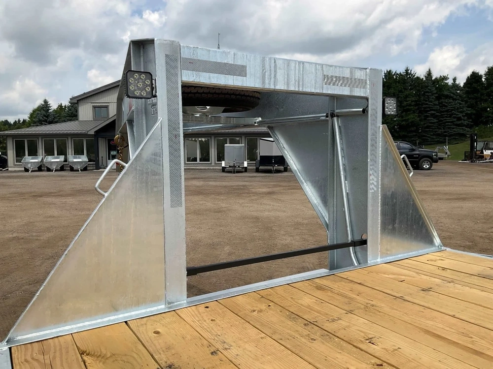 2026 Canada Trailers 8.5x30 12 Ton Galvanized Gooseneck Equipment Trailer alt