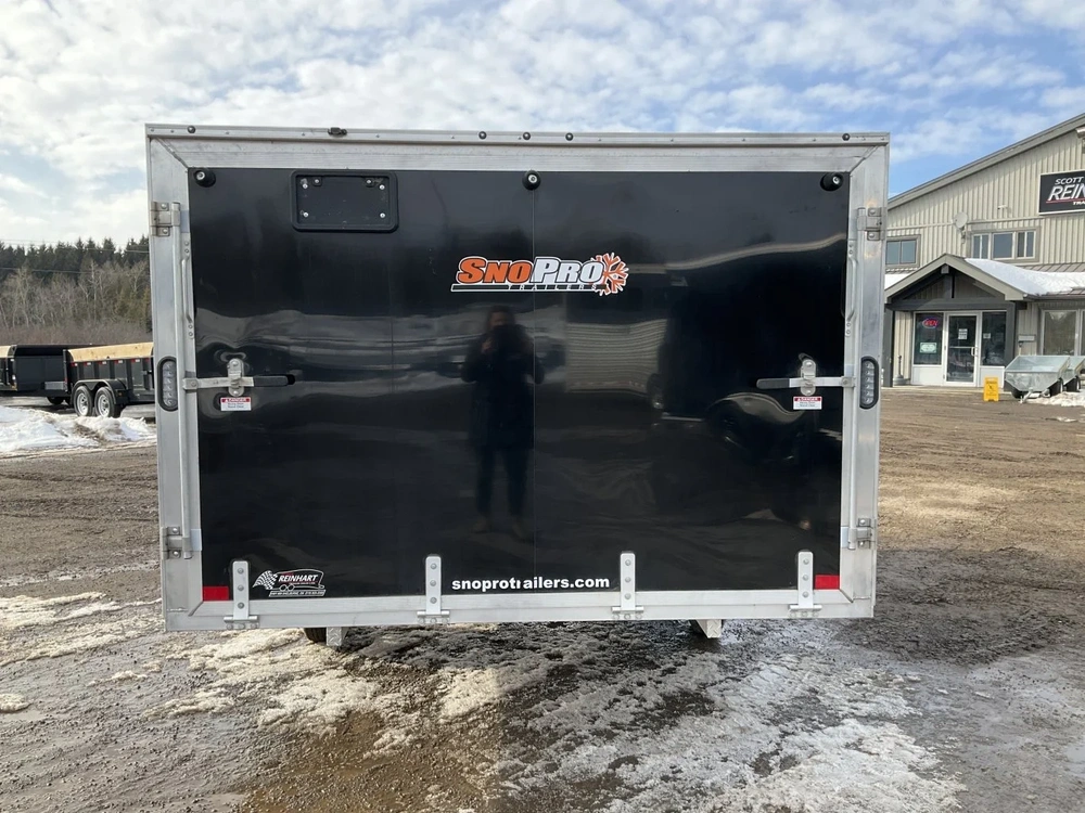 2022 Sno Pro 12x101 Hybrid All Aluminum Snowmobile Trailer alt