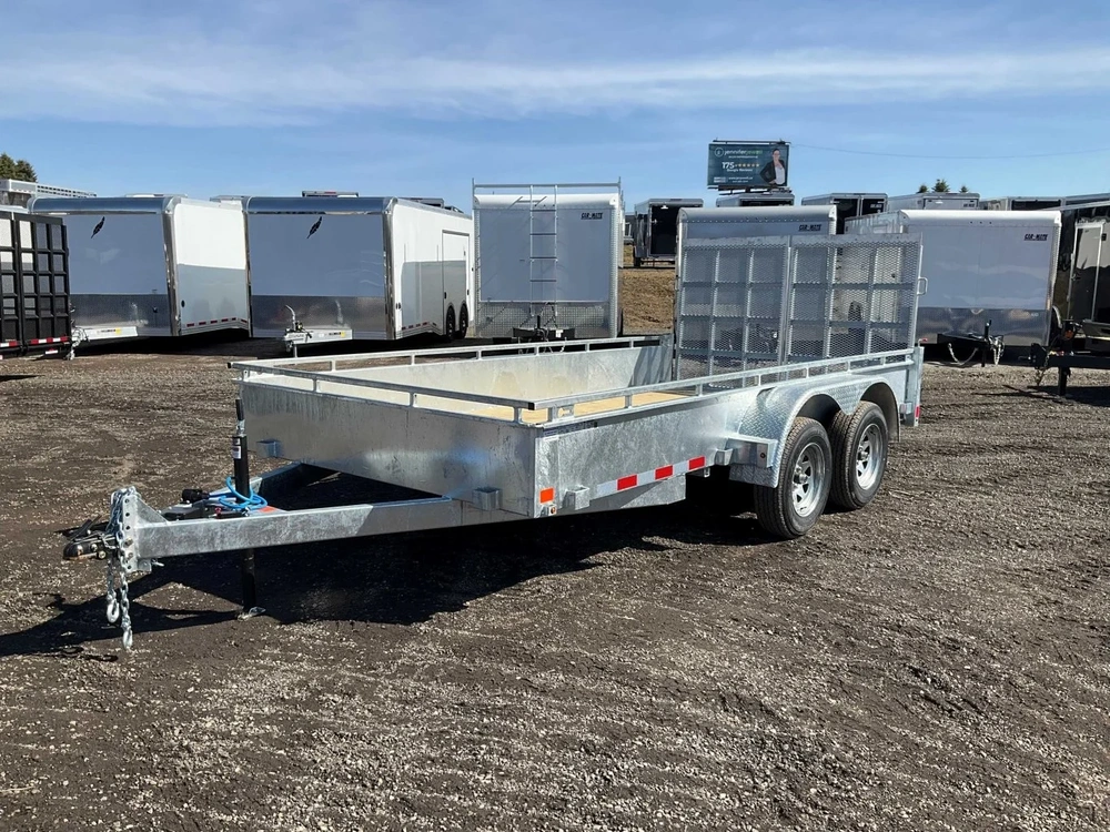 2026 Canada Trailers 82x14 3.5 Ton Galvanized Landscape Trailer alt