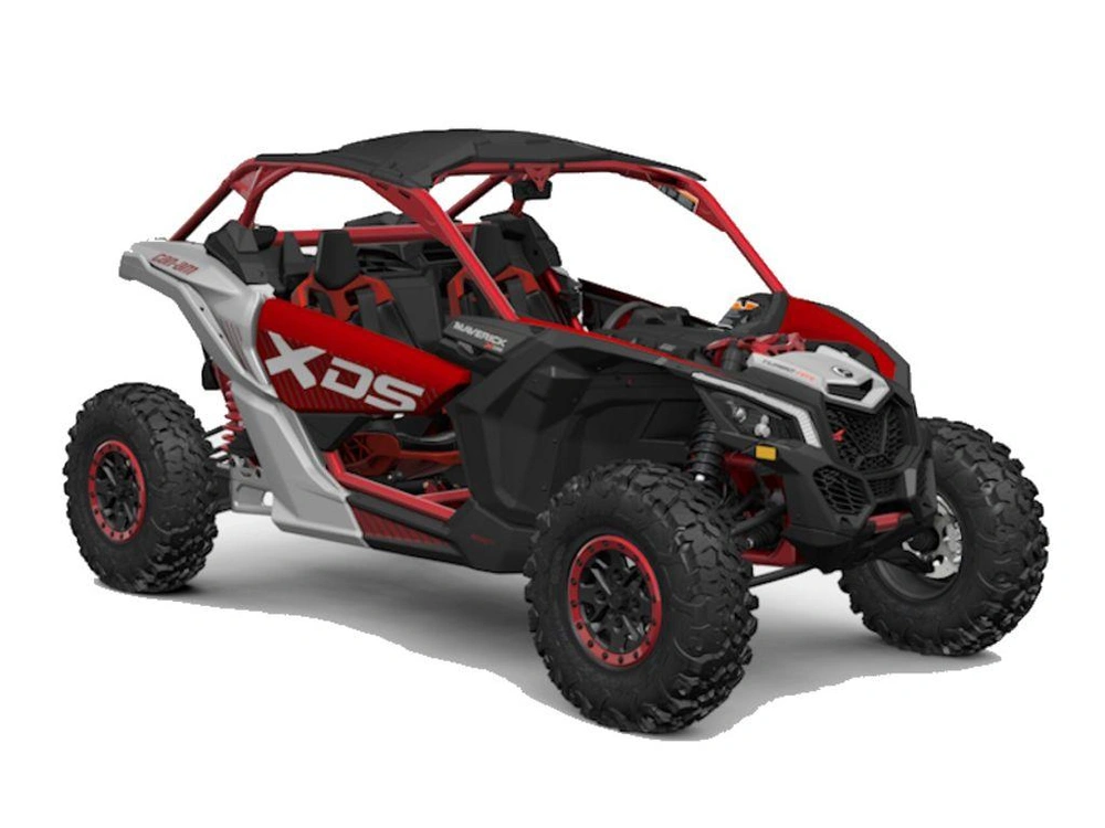 2025 Can-am Maverick X3 X Ds Turbo Rr With Smart-shox Fiery Red & Hyper Silver alt