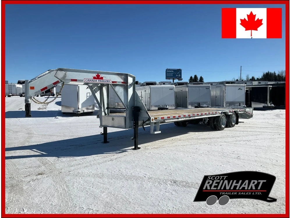 2026 Canada Trailers 8.5x30 15 Ton Galvanized Gooseneck Equipment Trailer alt