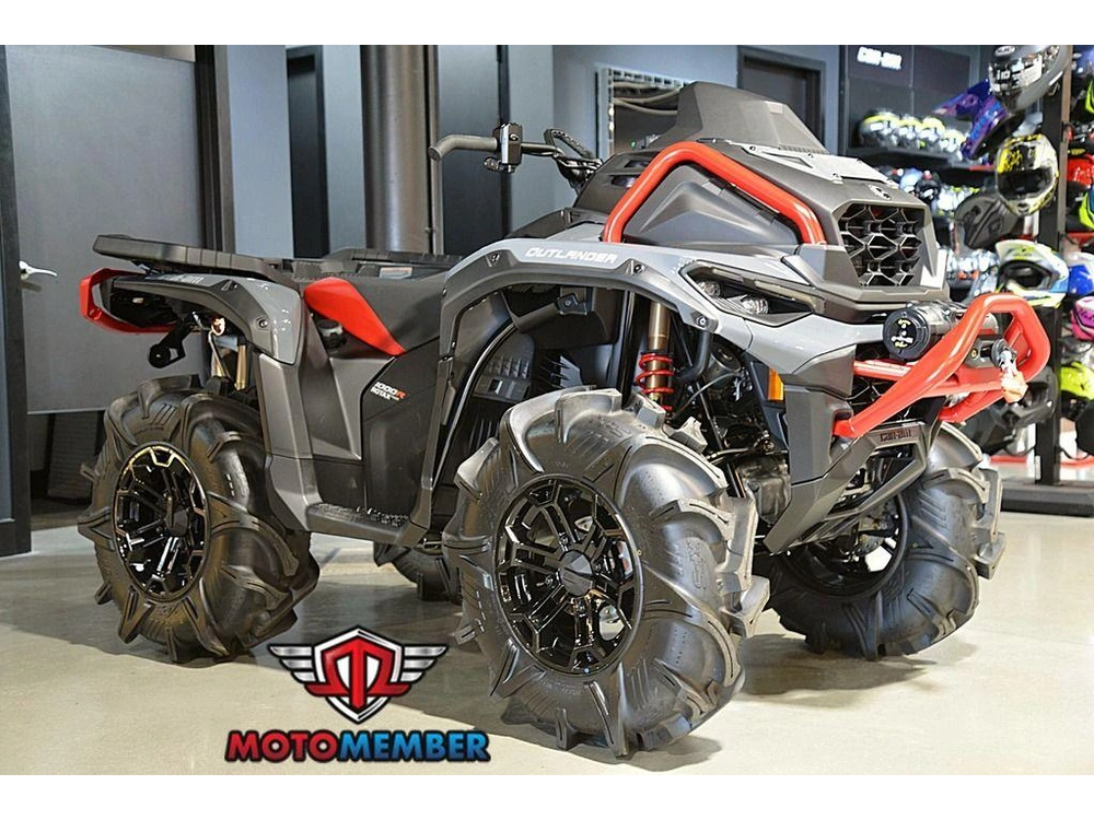 2025 Can-am Outlander X Mr 1000r Granite Grey & Legion Red alt