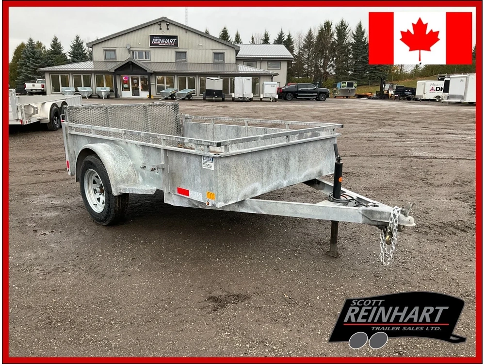 2024 Canada Trailers 5x8 Galvanized Utility Trailer alt
