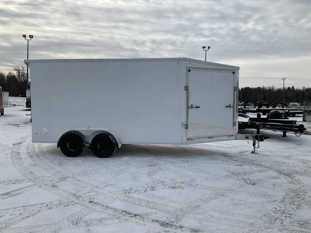 2026 Xcel Trailers 7x14 Plus V-nose Hd Aluminum Snowmobile Trailer alt