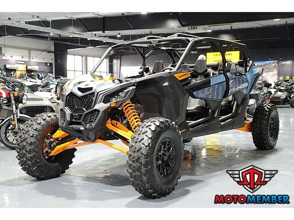 2026 Can-am Maverick X3 Max Rs Turbo Rr Scandi Blue & Orange Crush alt
