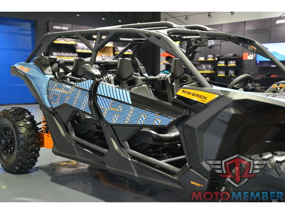 2026 Can-am Maverick X3 Max Ds Turbo Scandi Blue & Orange Crush alt
