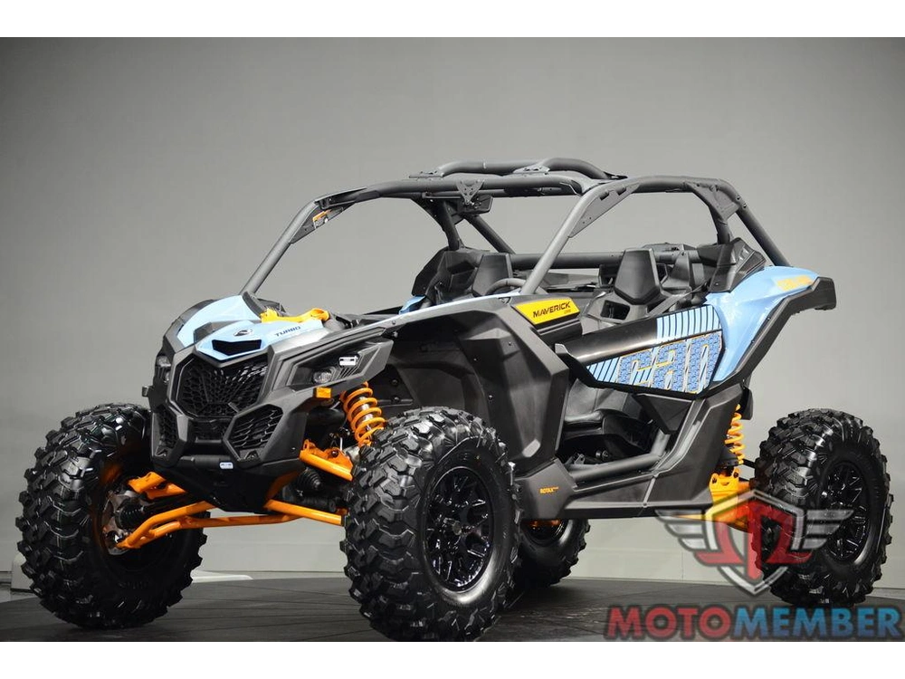 2026 Can-am Maverick X3 Ds Turbo Scandi Blue & Orange Crush alt