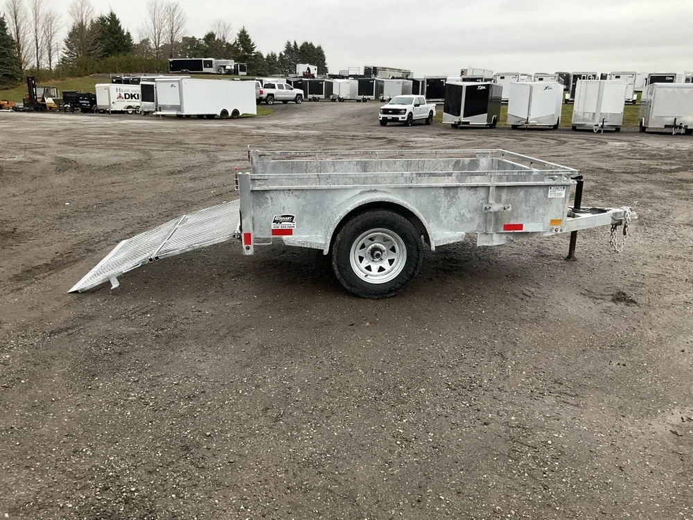 2024 Canada Trailers 5x8 Galvanized Utility Trailer alt