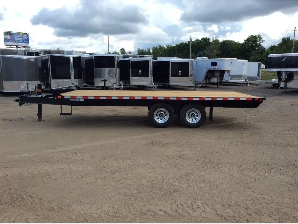 2025 Canada Trailers 8.5x18 5 Ton Deckover Equipment Trailer alt