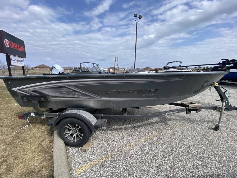 2023 Starcraft Non-current Starcraft Storm T 166 Pro - Livewell, Bilge, Nav Lights, Tons Of Storage And Minn Kota Powerdrive With I-pilot Included! 40hp Yamaha alt