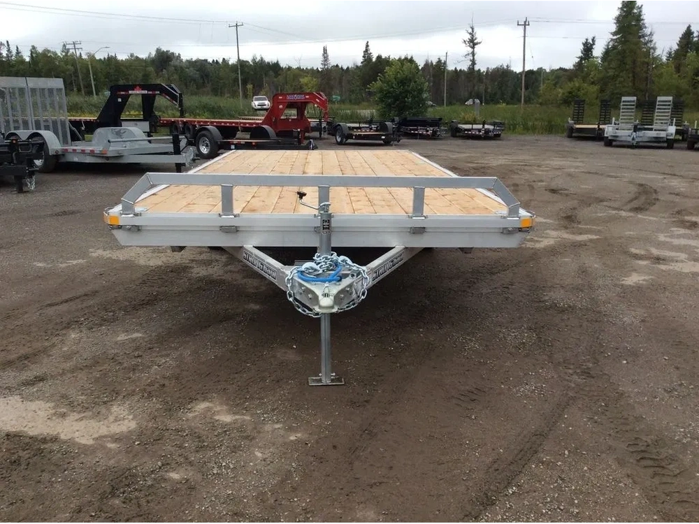 2026 Stronghaul 8.5x18 5 Ton All Aluminum Deckover Equipment Trailer alt