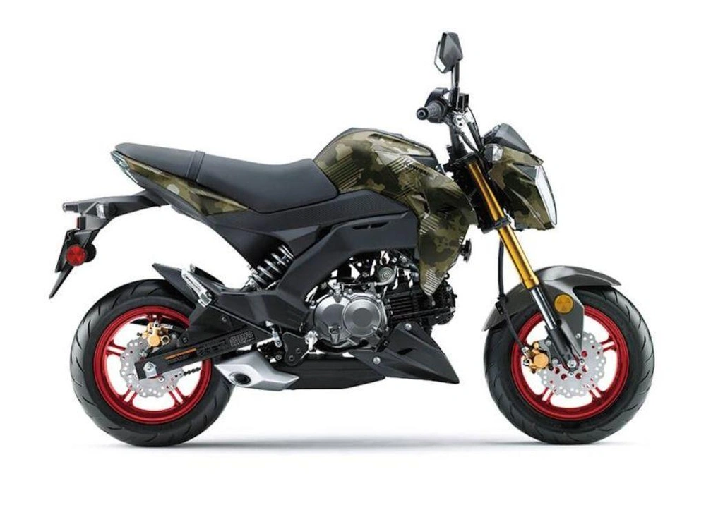2025 Kawasaki Z125 Pro Cypher Camo Beige alt