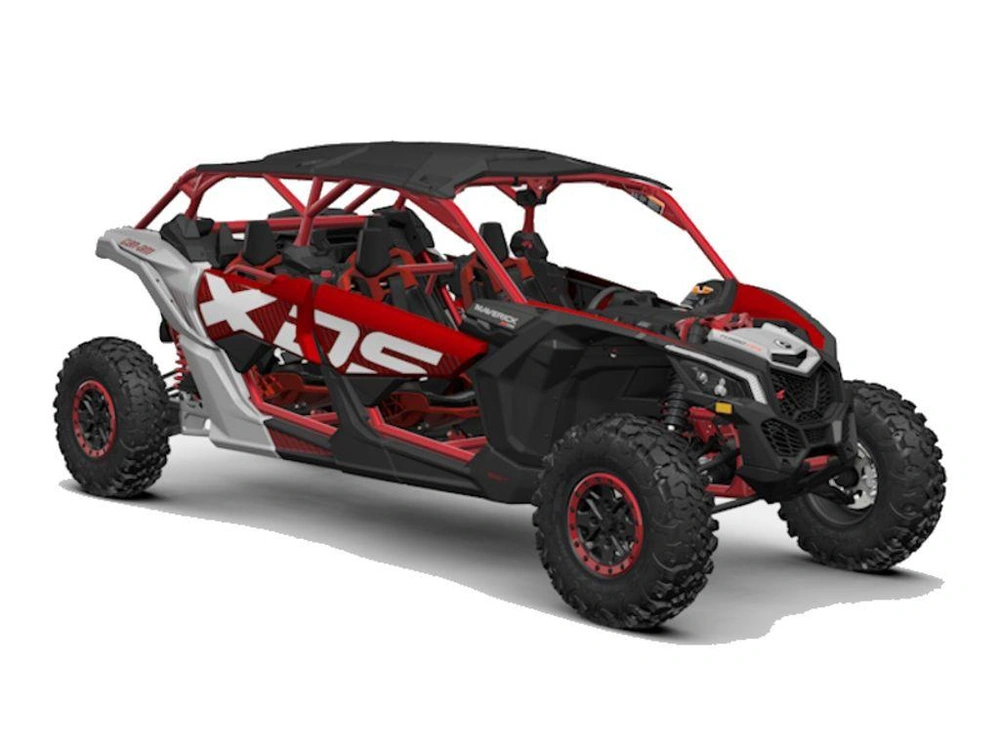 2025 Can-am Maverick X3 Max X Ds Turbo Rr With Smart-shox Fiery Red & Hyper Silver alt