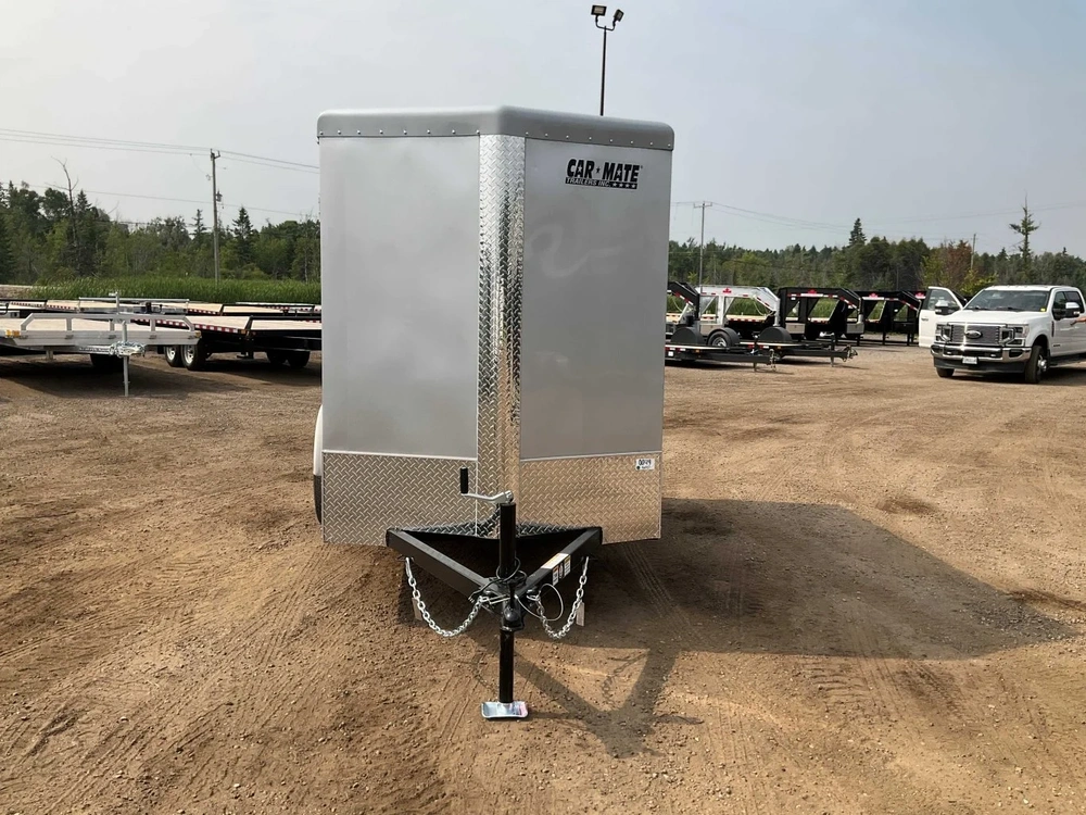 2026 Car Mate Trailers 5x8.5 Plus V-nose Sportster Cargo Trailer alt