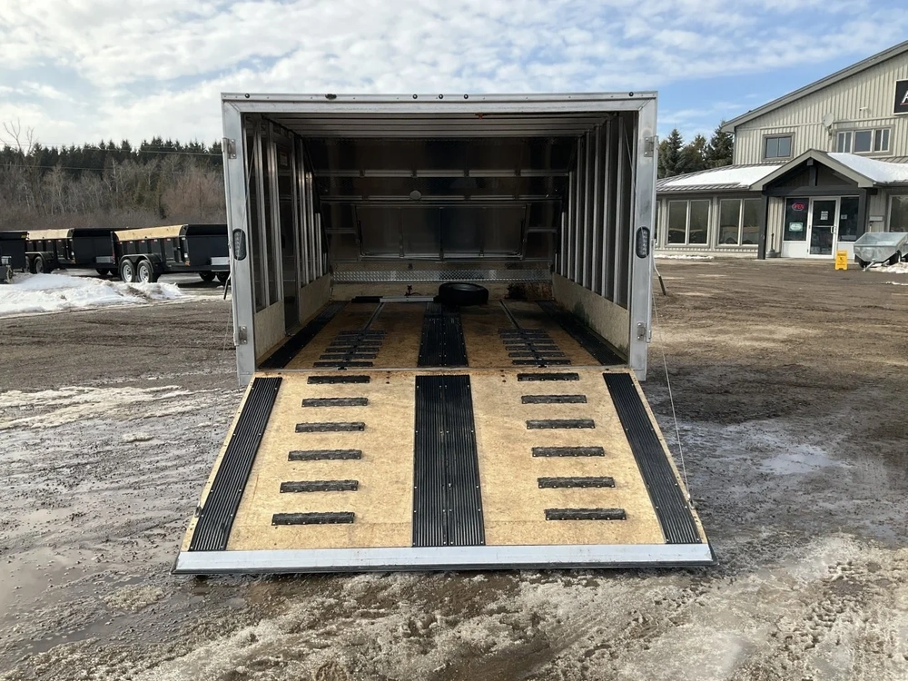 2022 Sno Pro 12x101 Hybrid All Aluminum Snowmobile Trailer alt