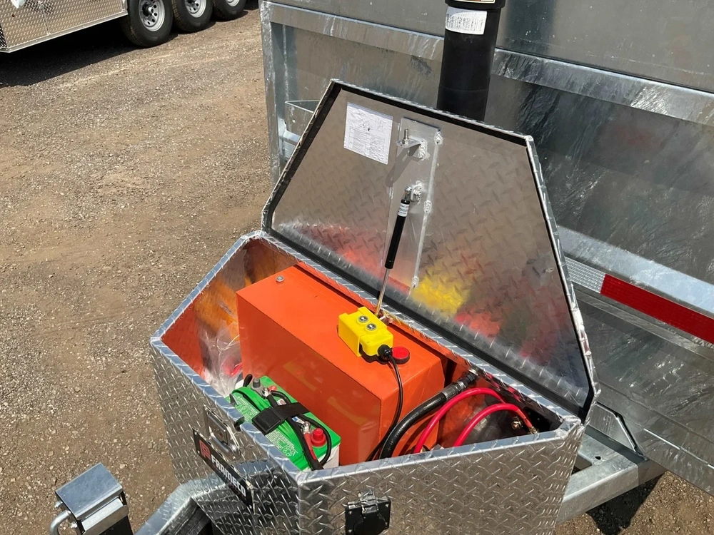 2026 Xcel Trailers 5x10 Ares Galvanized Dump Trailer alt