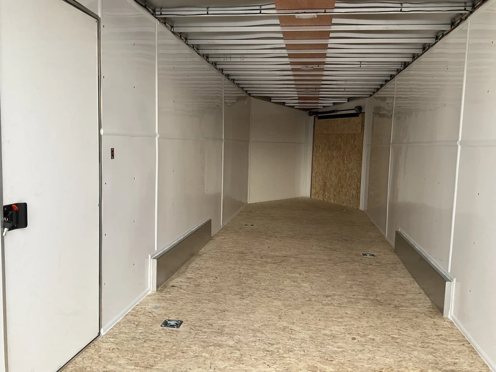 2026 Xcel Trailers 7.5x22 Plus V-nose Aluminum Snowmobile Trailer alt