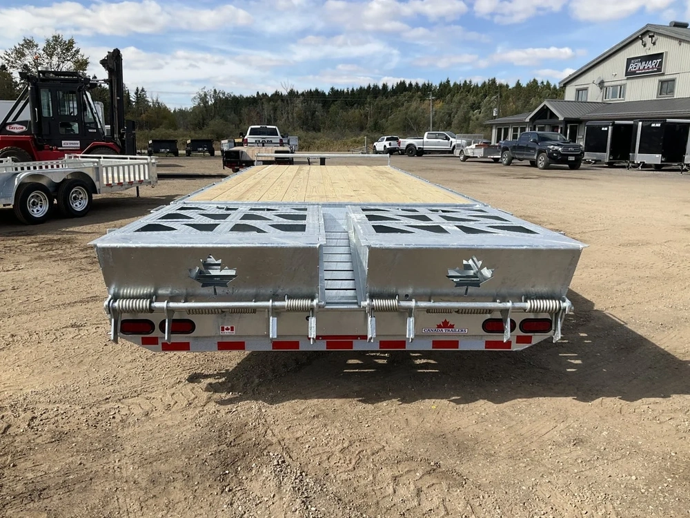 2026 Canada Trailers 8.5x25 10.5 Ton Galvanized Deckover Equipment Trailer alt