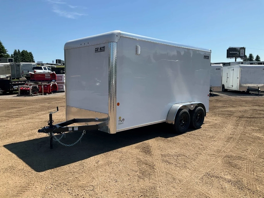 2025 Car Mate Trailers 7x14 Hd Sportster Cargo Trailer alt