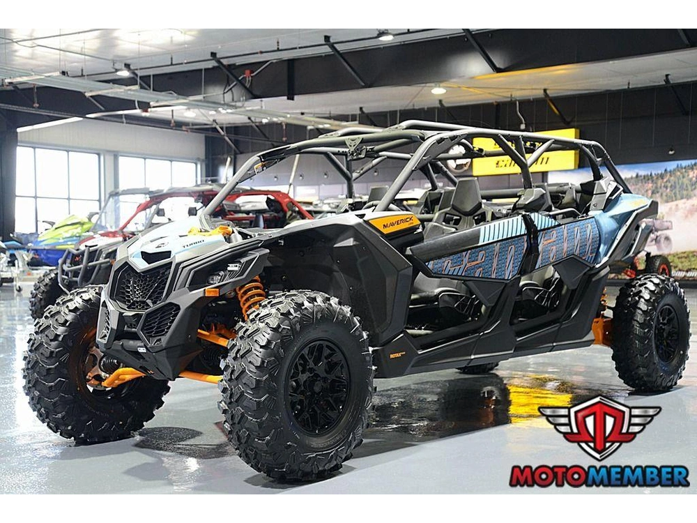 2026 Can-am Maverick X3 Max Ds Turbo Scandi Blue & Orange Crush alt
