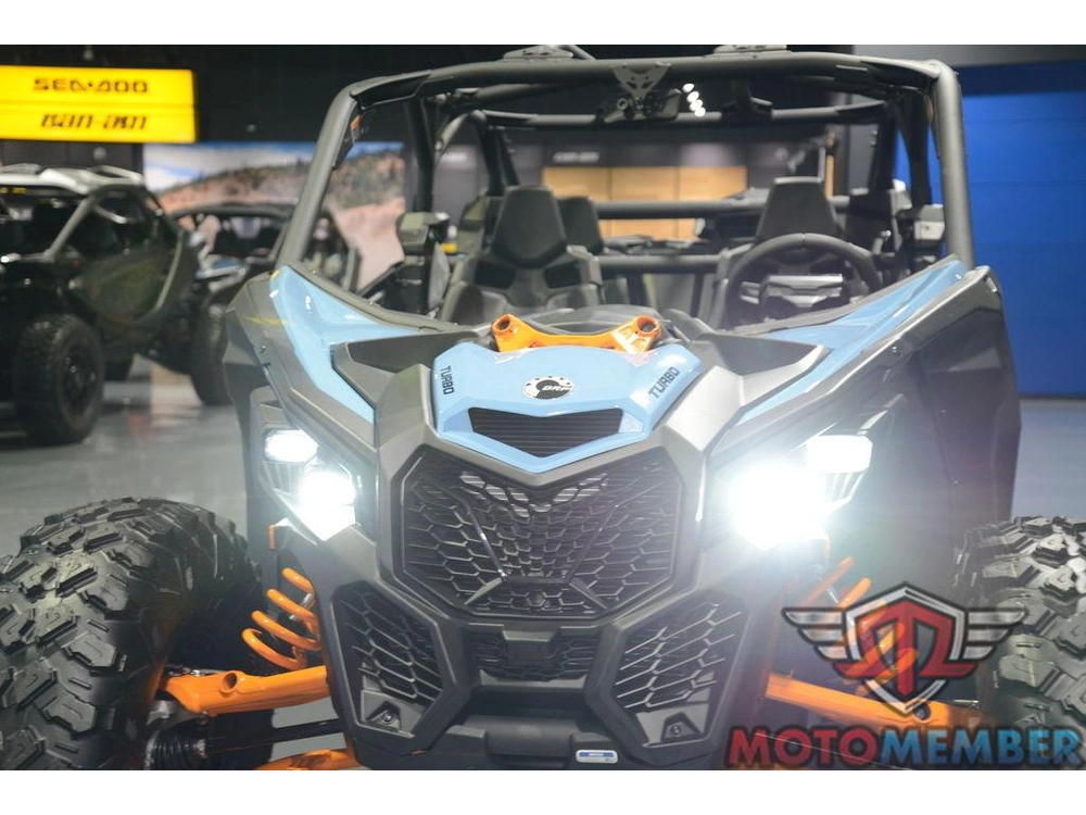 2026 Can-am Maverick X3 Max Ds Turbo Scandi Blue & Orange Crush alt