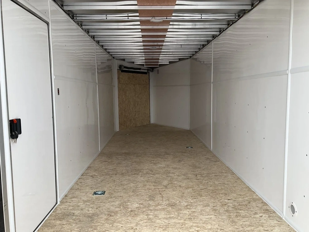 2026 Xcel Trailers 7x18 Plus 5 V-nose Aluminum Snowmobile Trailer alt