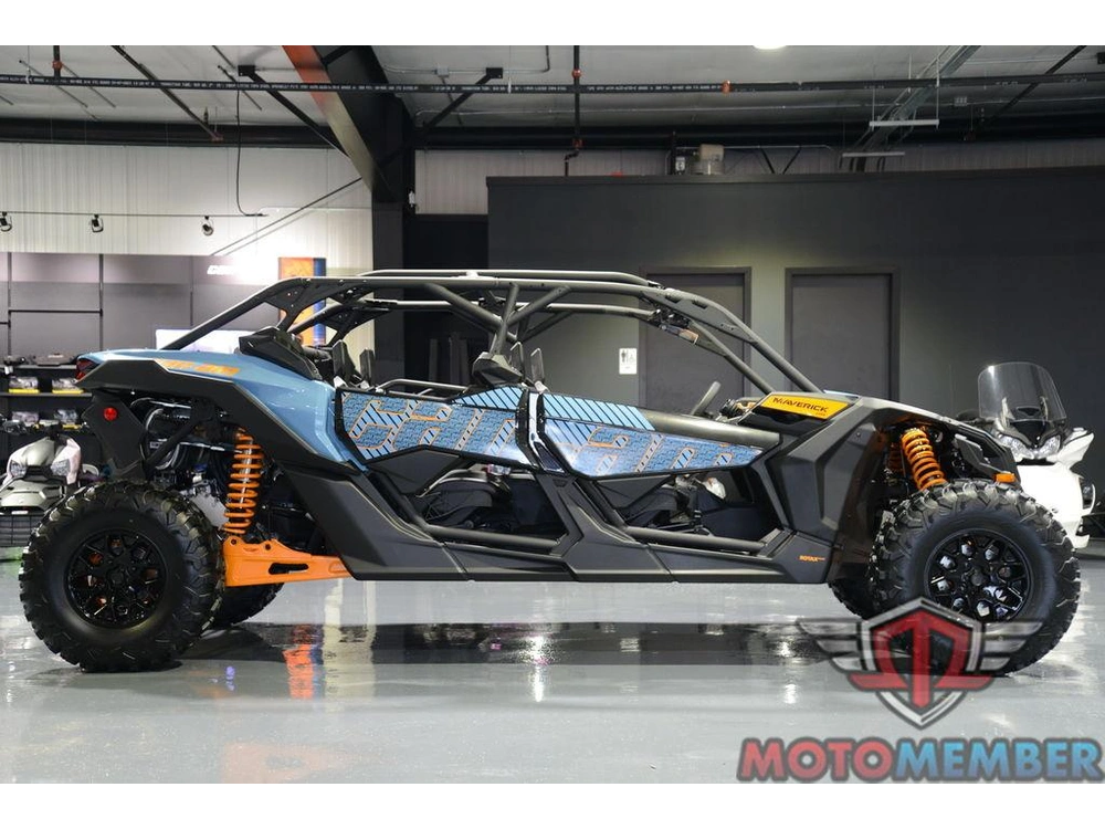 2026 Can-am Maverick X3 Max Ds Turbo Scandi Blue & Orange Crush alt