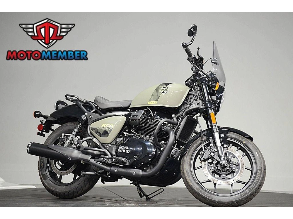 2024 Royal Enfield Shotgun 650 Drill Green alt