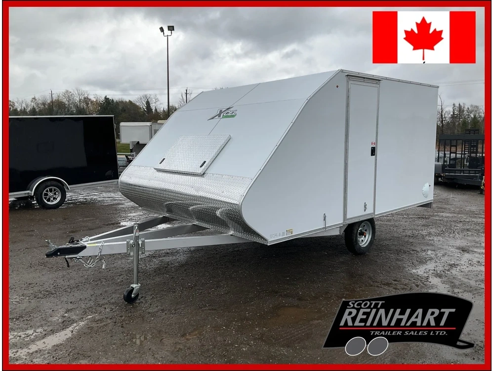 2026 Xcel Trailers 12x101 Aluminum Enclosed Snowmobile Trailer alt