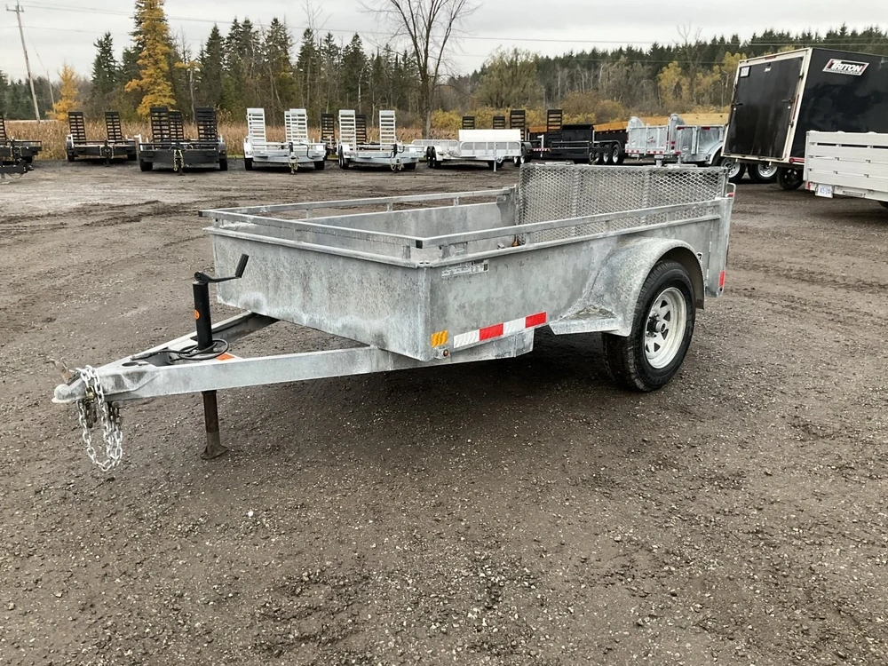 2024 Canada Trailers 5x8 Galvanized Utility Trailer alt