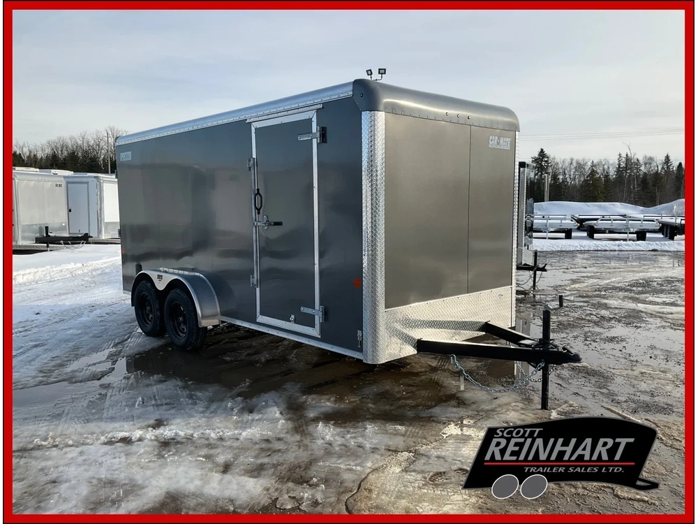 2026 Car Mate Trailers 7x16 Plus V-nose Hd Sportster Cargo Trailer alt