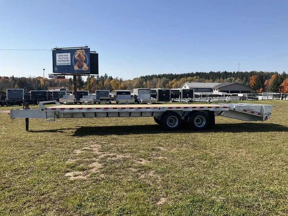 2025 Canada Trailers 8.5x28 12 Ton Galvanized Deckover Equipment Trailer alt