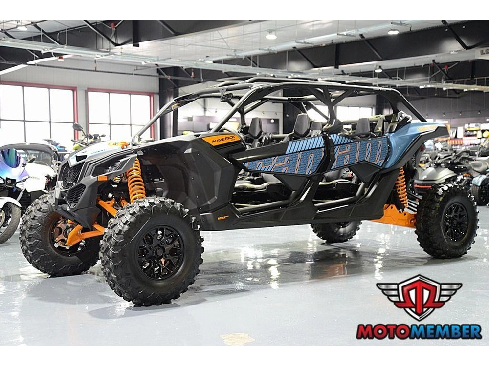 2026 Can-am Maverick X3 Max Rs Turbo Rr Scandi Blue & Orange Crush alt