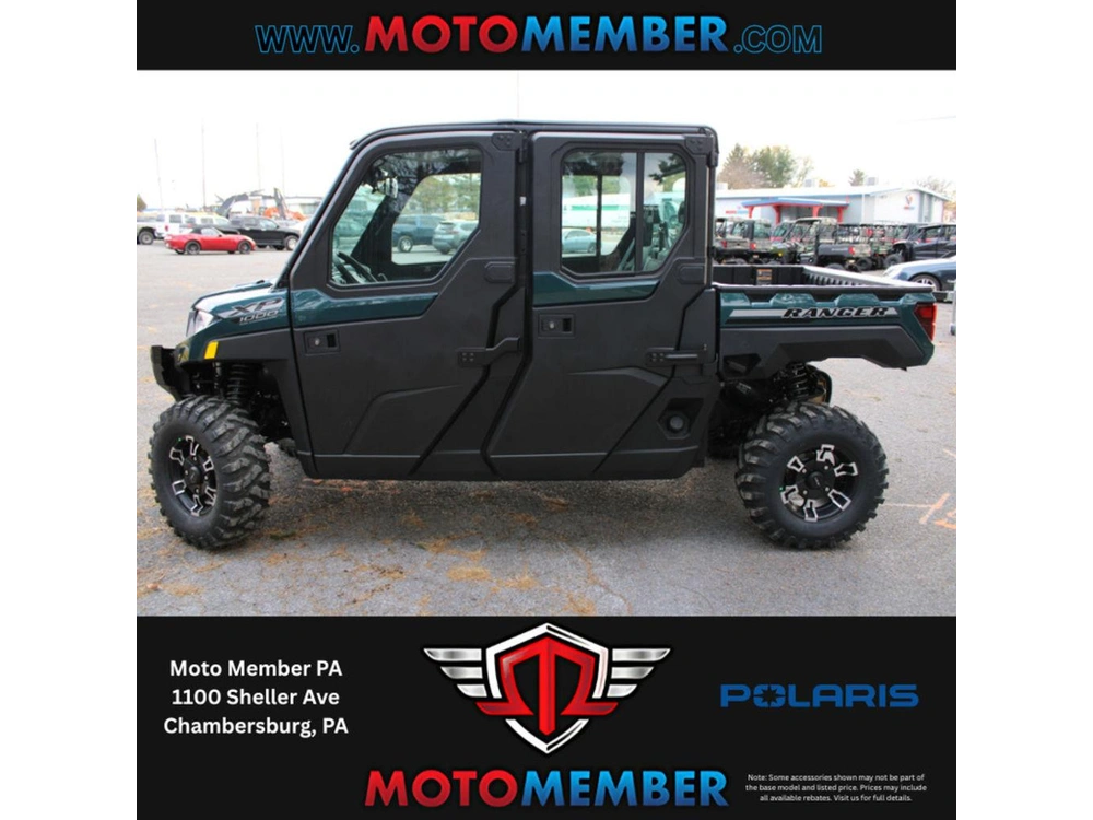 2026 Polaris Ranger Crew Xp 1000 Northstar Edition Premium Blue Labyrinth alt