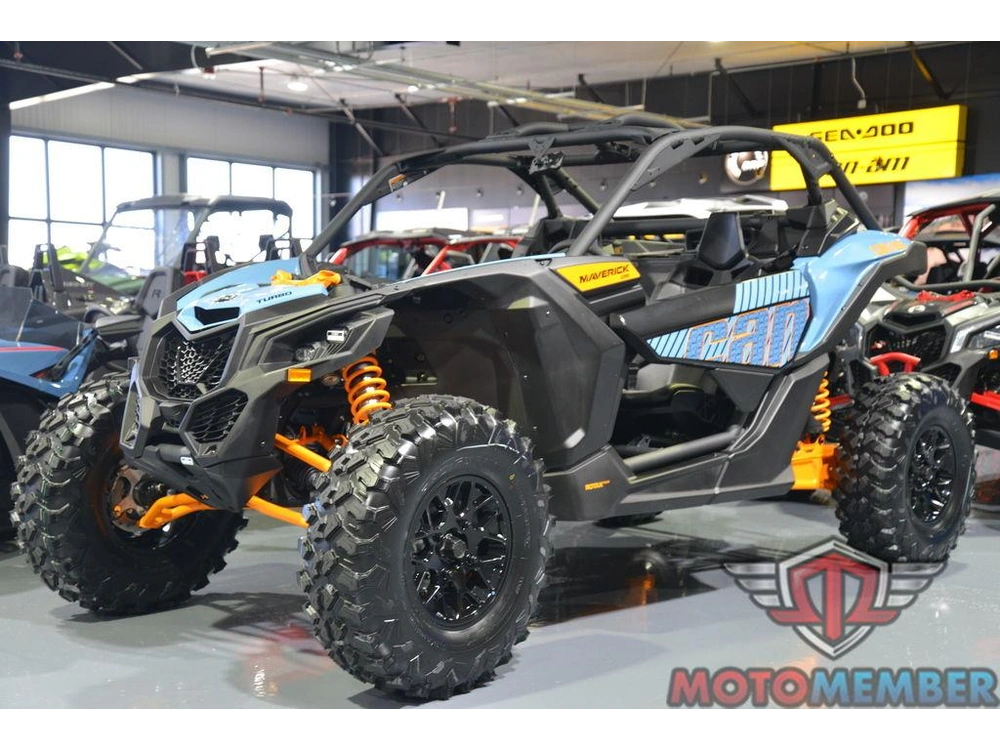 2026 Can-am Maverick X3 Ds Turbo Scandi Blue & Orange Crush alt