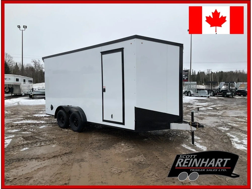 2026 Xcel Trailers 7.5x16 Plus V-nose Aluminum Cargo Trailer alt