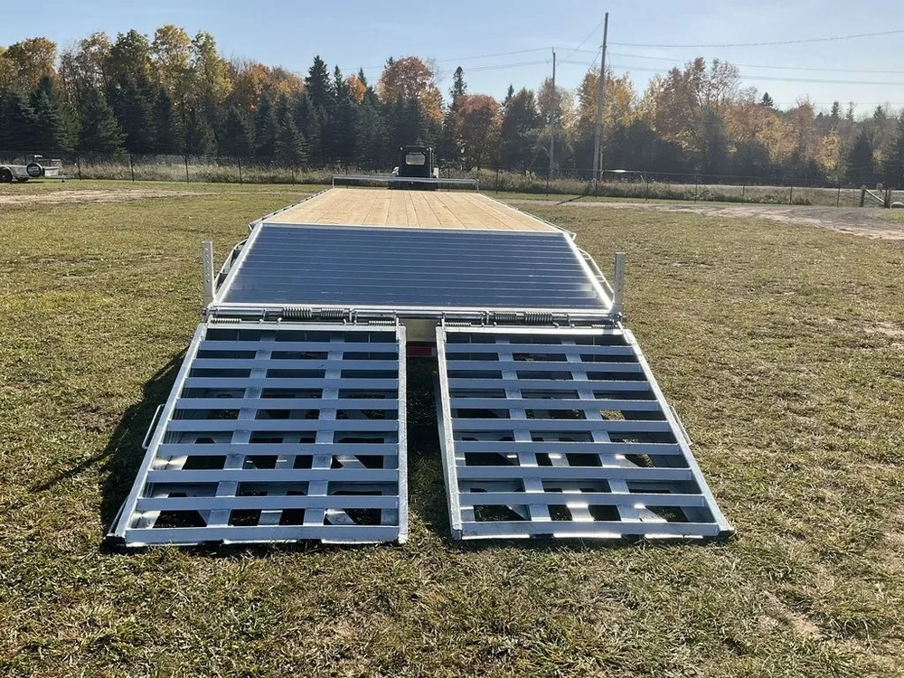 2025 Canada Trailers 8.5x28 12 Ton Galvanized Deckover Equipment Trailer alt