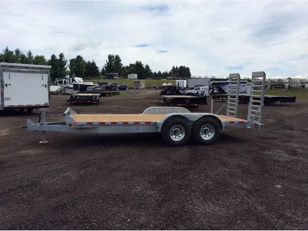 2026 Canada Trailers 82x18 7 Ton Galvanized Equipment Trailer alt