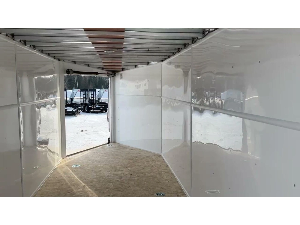 2026 Xcel Trailers 7x18 Plus 5 V-nose Aluminum Snowmobile Trailer alt