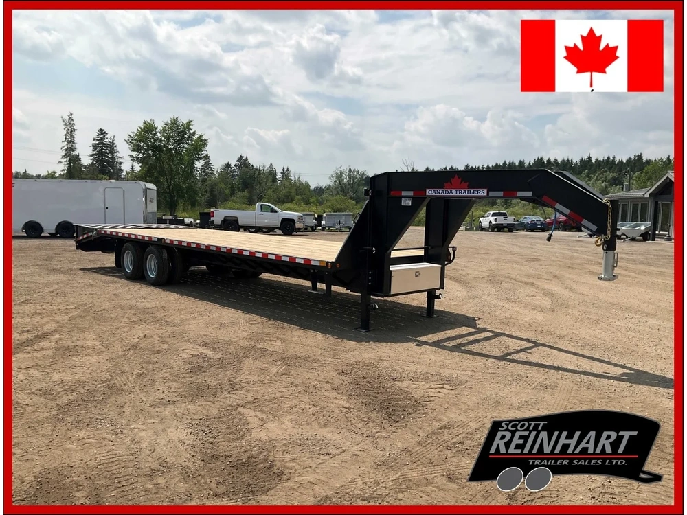 2026 Canada Trailers 8.5x30 12 Ton Gooseneck Equipment Trailer alt