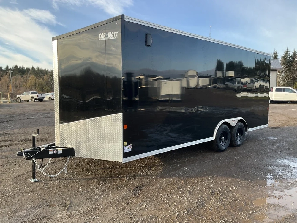 2026 Car Mate Trailers 8.5x20 Plus V-nose Avalanche Car Hauler alt