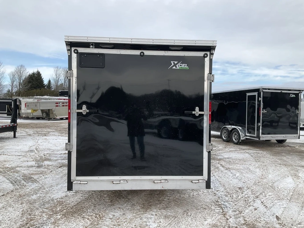 2026 Xcel Trailers 7x18 Plus 5 V-nose Aluminum Snowmobile Trailer alt