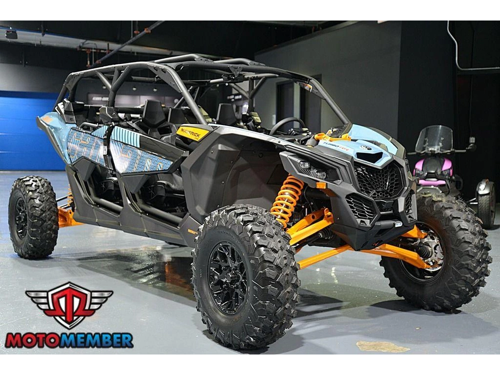 2026 Can-am Maverick X3 Max Rs Turbo Rr Scandi Blue & Orange Crush alt