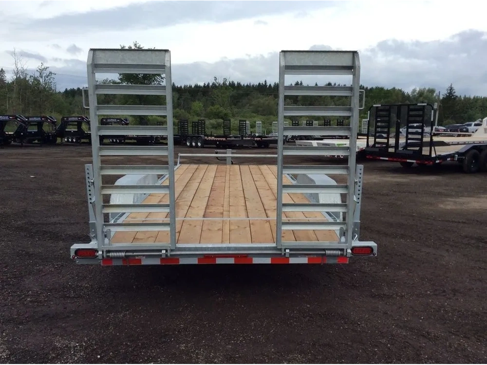 2026 Canada Trailers 82x18 7 Ton Galvanized Equipment Trailer alt