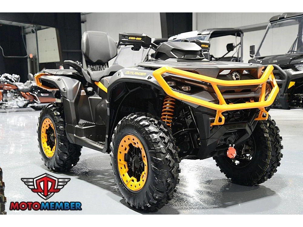 2026 Can-am Outlander Max Xt-p 1000r Mineral Grey & Orange Crush alt