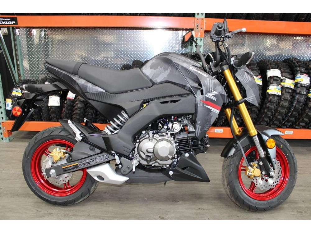 2025 Kawasaki Z125 Pro Cypher Camo Beige alt