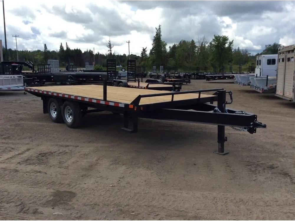 2025 Canada Trailers 8.5x18 5 Ton Deckover Equipment Trailer alt
